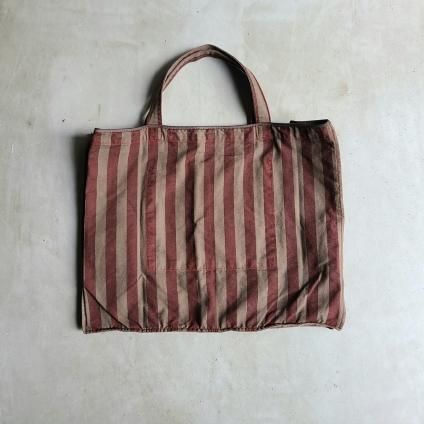 CHRISTIAN PEAU CP COTTON BAGʥꥹ ݡ åȥХå STRIPE D GARNET