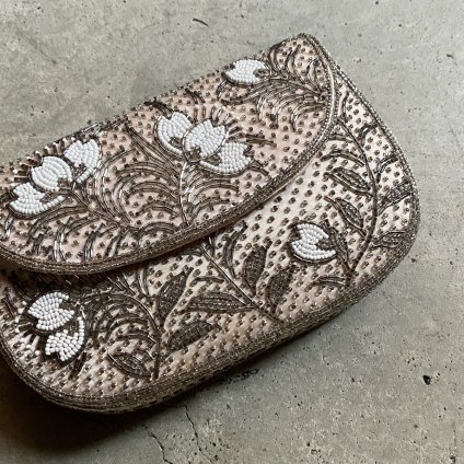 1960's Beads Embroidery Clutch Bag（1960年代 ビーズ 刺繍 クラッチ