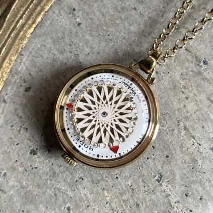 ERNEST BORELアーネスト ボレル ネックレスウォッチ カクテル 手巻き SWISS製ERNEST BORELアーネストボレル1950-70年代ヴィンテージ手