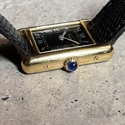 Cartier MUST TANK （カルティエ マスト タンク）SM 純正尾錠・ベルト・箱