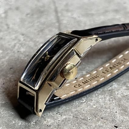 ★タグ付 CITIZEN Dressy 黒文字盤 金張りヴィンテージ 手巻時計★ CITIZEN （シチズン）14K金張り 黒文字盤 Dead Stock - JeJe PIANO