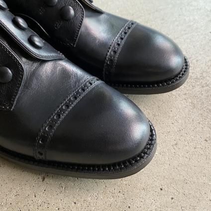 SONOMITSU Buttoned Shoes(ソノミツ ボタンシューズ)Black- JeJe SONOMITSU Buttoned Shoes(ソノミツ ボタンシューズ)Black- JeJe