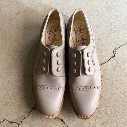 SONOMITSU Buttoned ShoesʥΥߥ ܥ󥷥塼)Light Gray