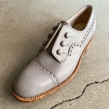 SONOMITSU Buttoned ShoesʥΥߥ ܥ󥷥塼)Light Gray