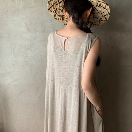 suzuki takayuki linen dress （スズキタカユキ リネンドレス）Beige