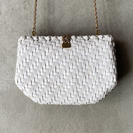 1970's Italy White Shoulder Bag1970ǯ ꥢ ۥ磻 Хå