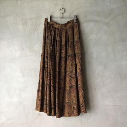 Vintage Paisley Print Flared Skirt（ヴィンテージ ペイズリー