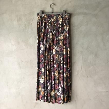 Vintage Floral Print Flared Skirtʥơץȥե쥢ȡ