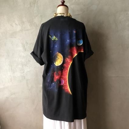 90's Hanes Dynamic Solar System T-shirt T-shirt（90年製 ヘインズ