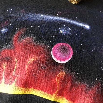 90's Hanes Dynamic Solar System T-shirt T-shirt90ǯ إ ʥߥå顼ƥ Peter Kull Harlequin Tġ