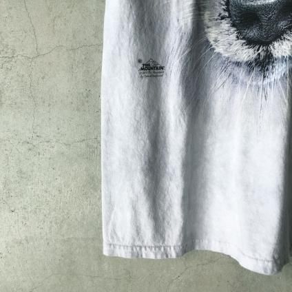 Vintage Gildan White Wolf Print T-shirtʥơ  ϵץ Tġ