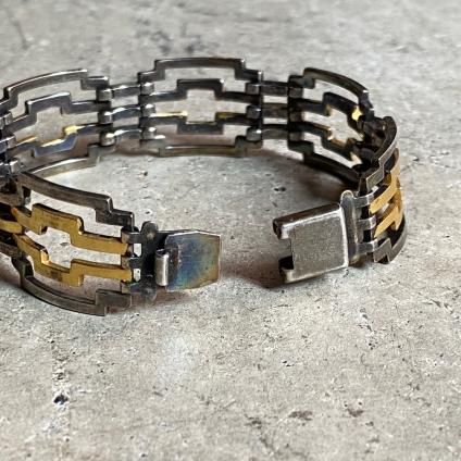 1940's Metal Geometric Bracelet（1940年代 メタル 幾何学