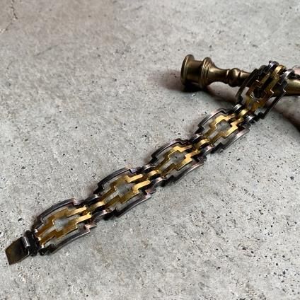 1940's Metal Geometric Bracelet（1940年代 メタル 幾何学