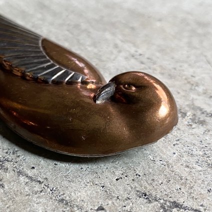 1950's Coro Metal×Silver Pigeon Brooch（1950年代 コロ メタル×シルバー 鳩ブローチ）Dead Stock