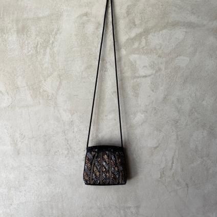 1960's Beads Embroidery Shoulder Bag（1960年代 ビーズ刺繍 ...