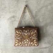 1960's Beads Embroidery Brown Bag1960ǯ ӡɽ ֥饦Хåˡ