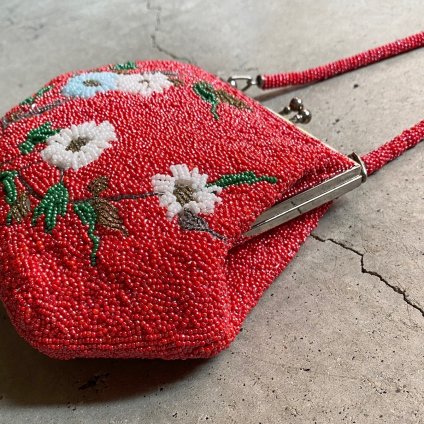 1960's Beads Embroidery Flower Bag1960ǯ ӡɽ  Хåˡ