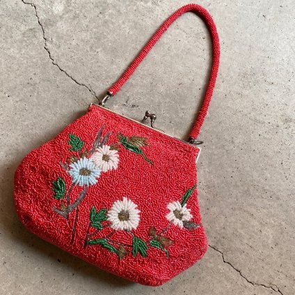 1960's Beads Embroidery Flower Bag1960ǯ ӡɽ  Хåˡ