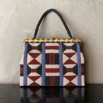 1960's Beads Bag -Geometrical Pattern- 1960ǯ  ӡХåˡ