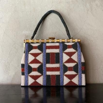 1960's Beads Bag -Geometrical Pattern- 1960ǯ  ӡХåˡ