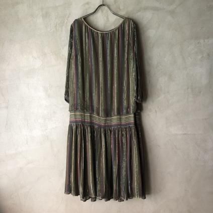 Vintage Multi Color Georgette Tunic Dressʥơ ޥ顼 硼å ˥åɥ쥹