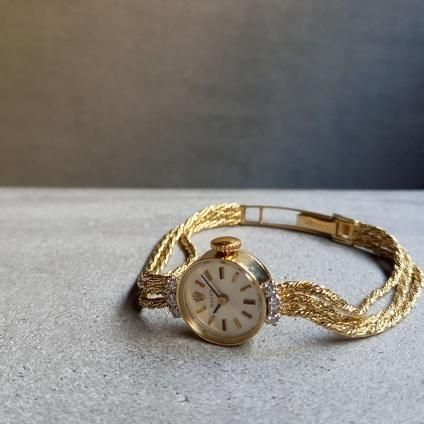 ROLEX(ロレックス)14KYG 金無垢ケース ダイヤモンド6石 純正3 ROLEX(ロレックス)14KYG 金無垢ケース ダイヤモンド6石 純正3