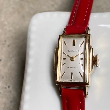 SEIKO SOLAR(セイコー ソーラー)14K金張 Dead Stock- JeJe SEIKO SOLAR(セイコー ソーラー)14K金張 Dead Stock- JeJe