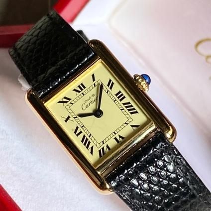 Cartier MUST TANK ʥƥ ޥ 󥯡SM ٥ȡȢ