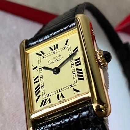 Cartier MUST TANK ʥƥ ޥ 󥯡SM ٥ȡȢ