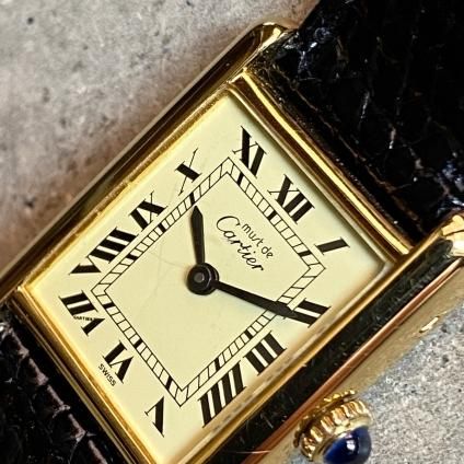 Cartier MUST TANK ʥƥ ޥ 󥯡SM ٥ȡȢ