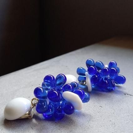 Vintage PAOLA Glass Earringsʥơ ѥ 饹 󥰡Dead Stock