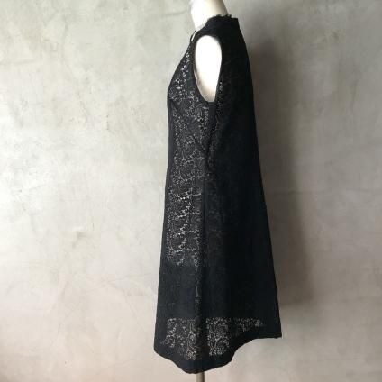 Vintage Chemical Lace Sleeveless High Neck Dressʥơ ߥ졼 Ρ꡼֥ϥͥåɥ쥹