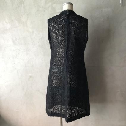 Vintage Chemical Lace Sleeveless High Neck Dressʥơ ߥ졼 Ρ꡼֥ϥͥåɥ쥹