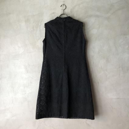 Vintage Chemical Lace Sleeveless High Neck Dressʥơ ߥ졼 Ρ꡼֥ϥͥåɥ쥹