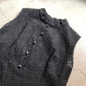 Vintage Chemical Lace Sleeveless High Neck Dress（ヴィンテージ ケミカルレース ノースリーブハイネックドレス）