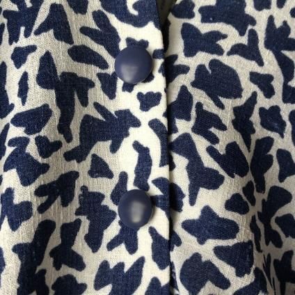 Vintage Animal Pattern Dyed Print Dolman One pieceʥơ ˥ޥ ץ ɥޥԡ