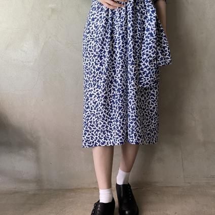 Vintage Animal Pattern Dyed Print Dolman One pieceʥơ ˥ޥ ץ ɥޥԡ