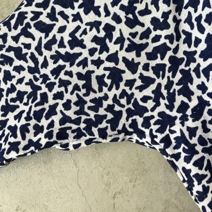 Vintage Animal Pattern Dyed Print Dolman One pieceʥơ ˥ޥ ץ ɥޥԡ