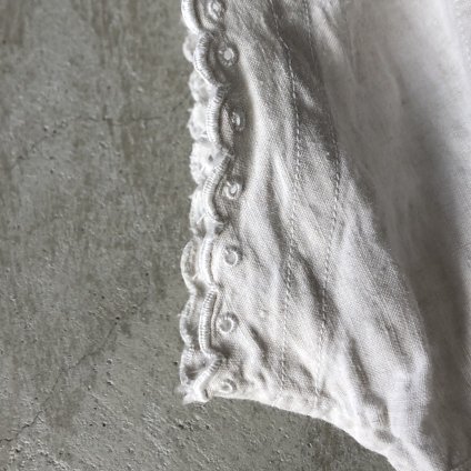 1910~30's Linen French Sleeve Dress191030ǯ ͥ ե꡼ ԡ