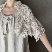 <img class='new_mark_img1' src='https://img.shop-pro.jp/img/new/icons13.gif' style='border:none;display:inline;margin:0px;padding:0px;width:auto;' />1900's Antique Cotton Crochet Lace Bolero（1900's アンティークコットンクロシェレースボレロ）