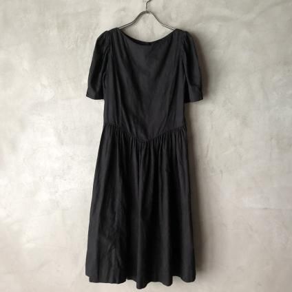 80's Vintage Laura Ashley Puff Sleeve Dress（80年代