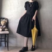 80's Vintage Laura Ashley Puff Sleeve Dress80ǯ ơ 饢쥤 ѥե꡼֥ɥ쥹 