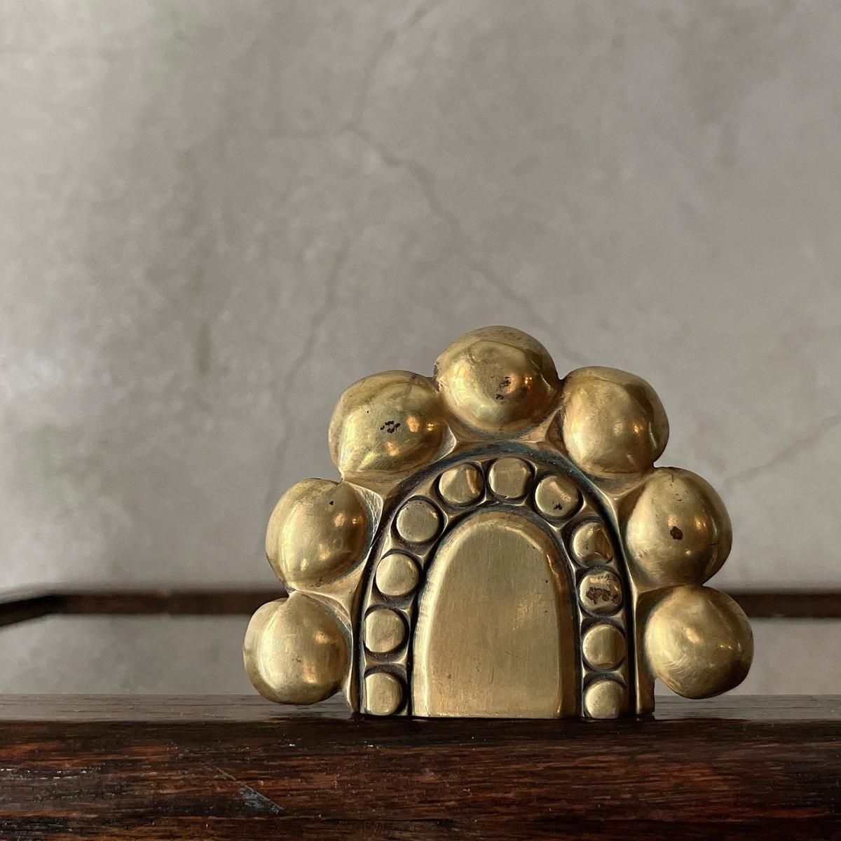 1940's French Galvanize Arched Brooch1940ǯ ե Х˥  ֥