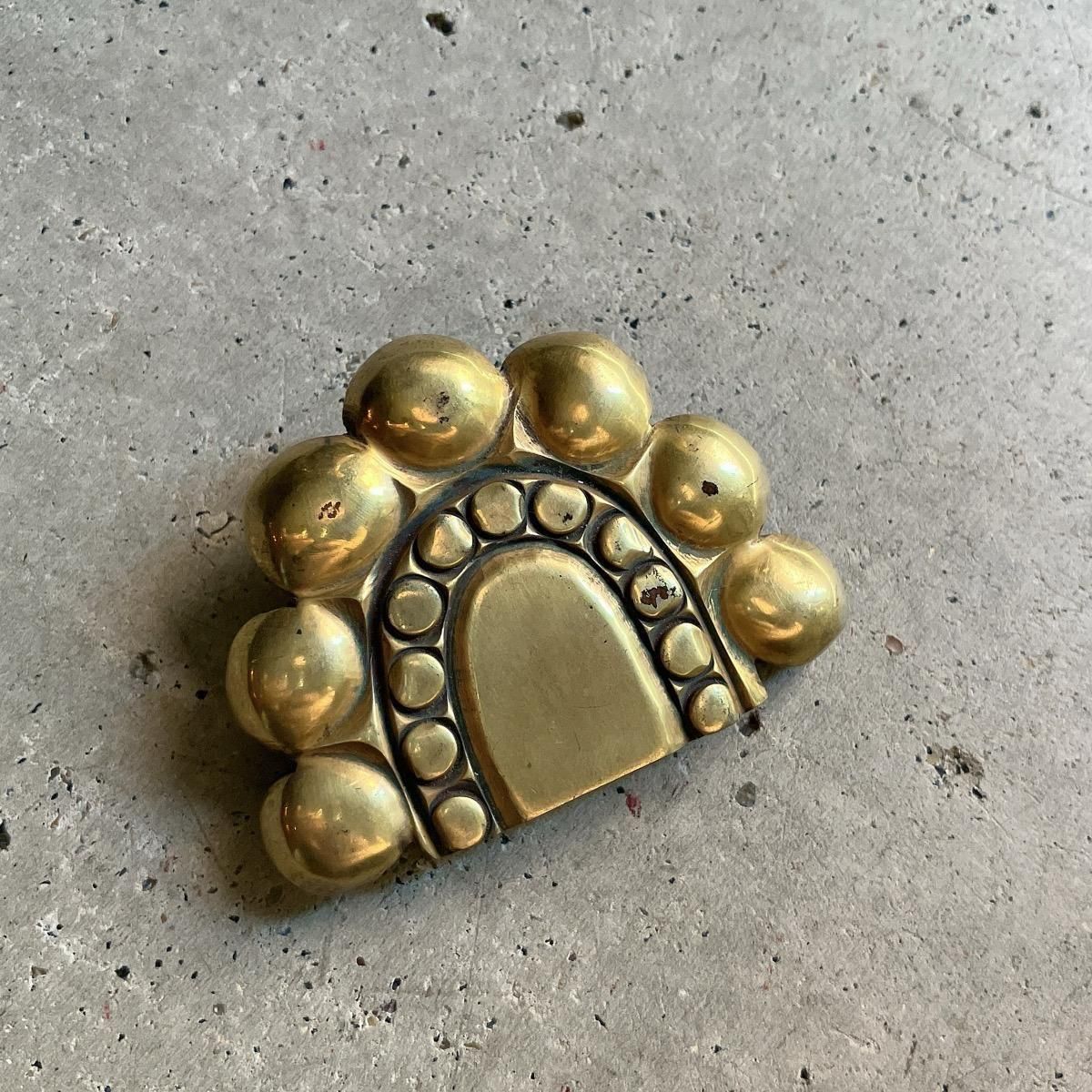 1940's French Galvanize Arched Brooch1940ǯ ե Х˥  ֥