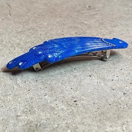 1960's French Old Plastic Blue Bird Hair Clip1960ǯ ե ɥץ饹å ĤĻ ХåDead Stock