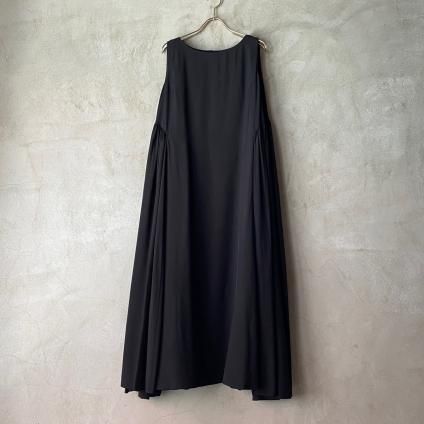 スズキタカユキ　flared dress 黒 スズキタカユキsuzuki takayuki flared dressブラック