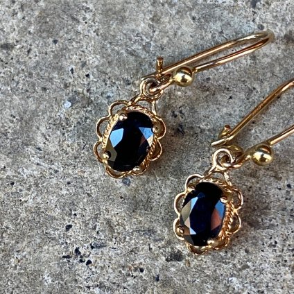 Vintage 9KYG Sapphire Earringsʥơ 9KYG ե ԥ