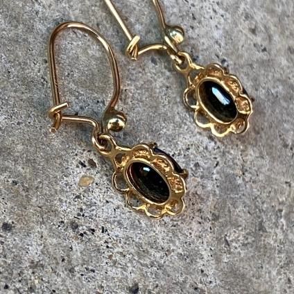 Vintage 9KYG Sapphire Earringsʥơ 9KYG ե ԥ