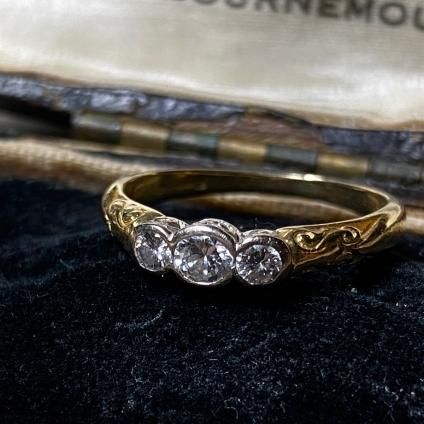 Vintage 18KYG Diamond Ringʥơ 18KYG  󥰡