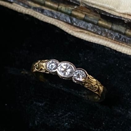 Vintage 18KYG Diamond Ringʥơ 18KYG  󥰡